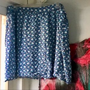 Target Circle Skirt Mossimo XL Abstract Blue